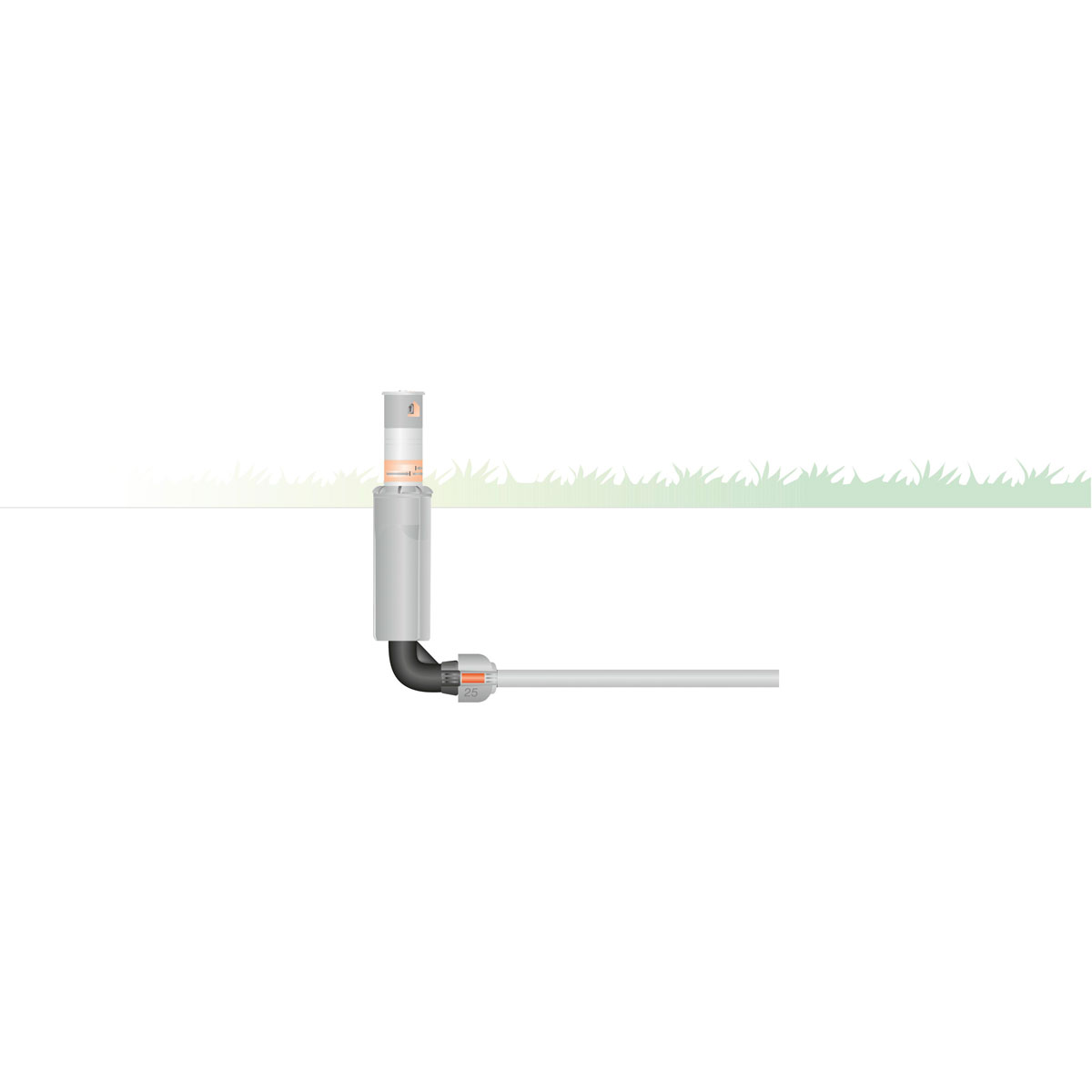 Gardena  L-Stück 25 mm 3/4 Zoll Außengewinde Bild 2