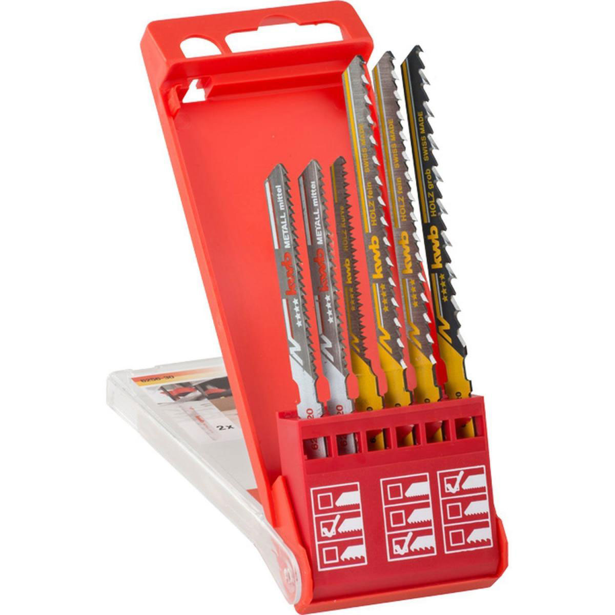 kwb  Stichsägeblätter-Set 6 teilig S20 Bild 1