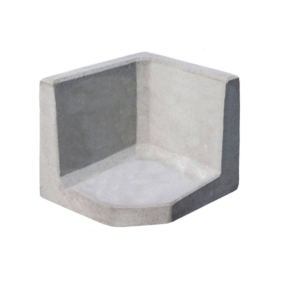 Diephaus  L-Stein Ecke grau 30 x 40 x 40 x 7 cm Bild 1