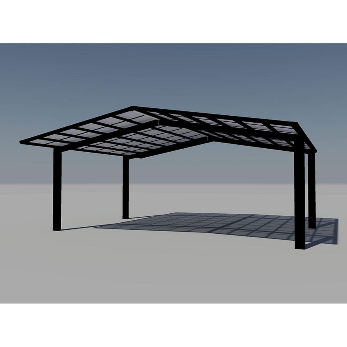 Ximax Carport Alu Linea 110 M Schwarz