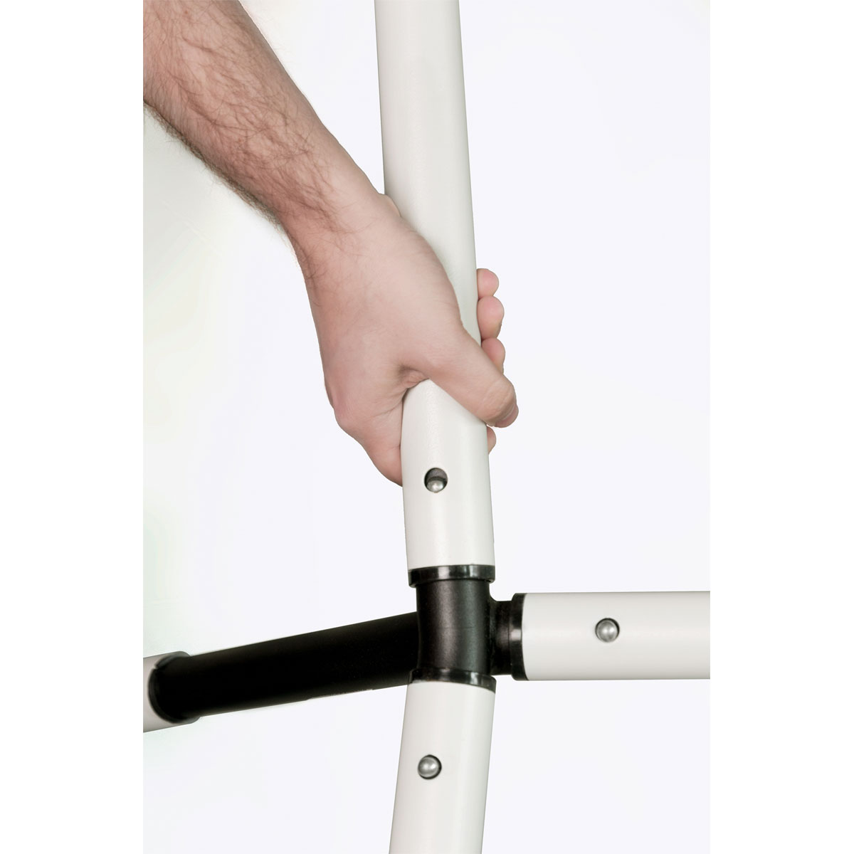 La Siesta Hängemattengestell Nautico Cool Grey pulverbeschichtestes Stahl für Doppelhängematten Bild 2