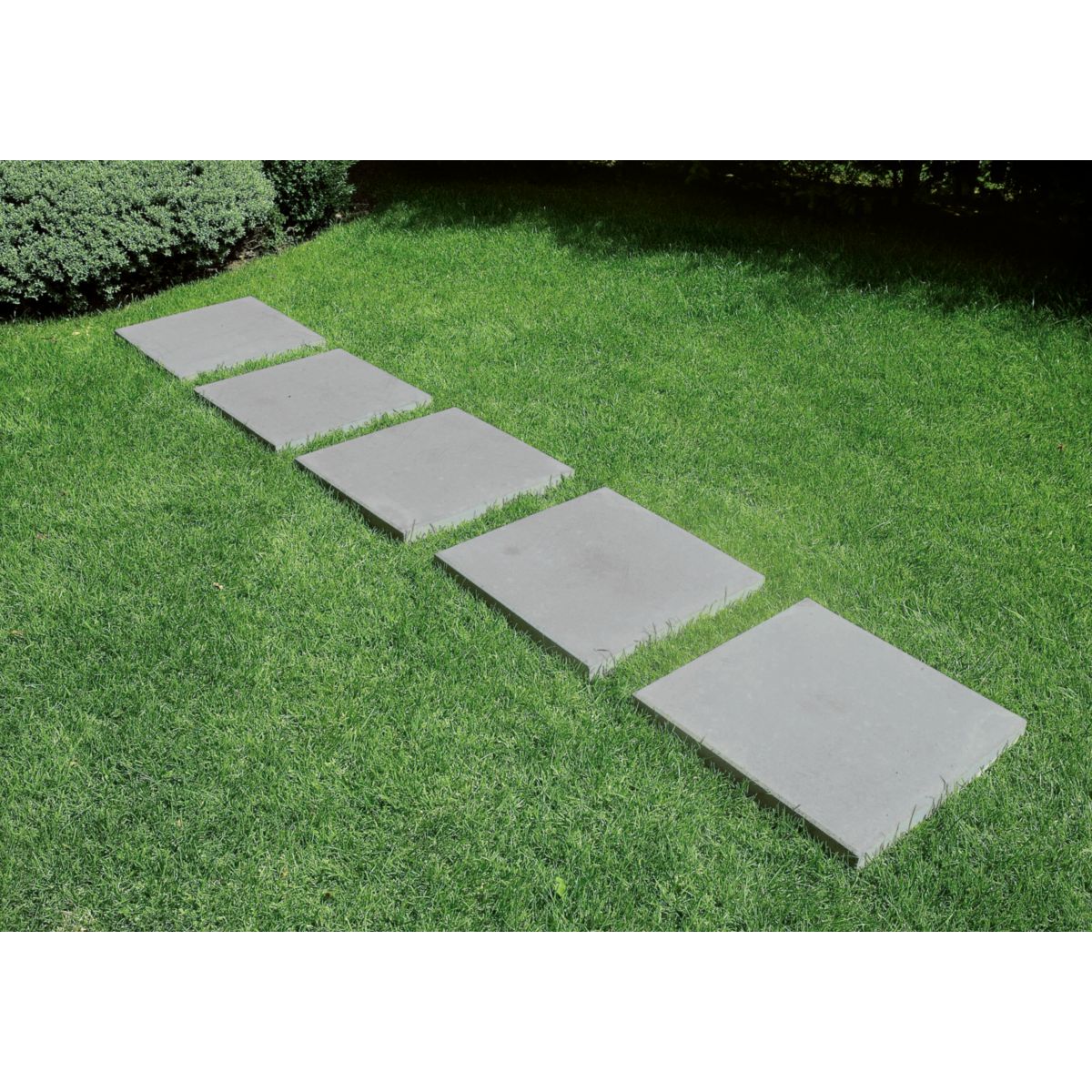 Beton Gehwegplatte grau 50x50x5cmmit Fase Bild 3