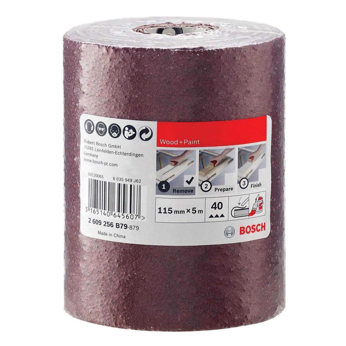 Bosch  Schleifrolle 11,5 x 500 cm K40 rot Bild 2