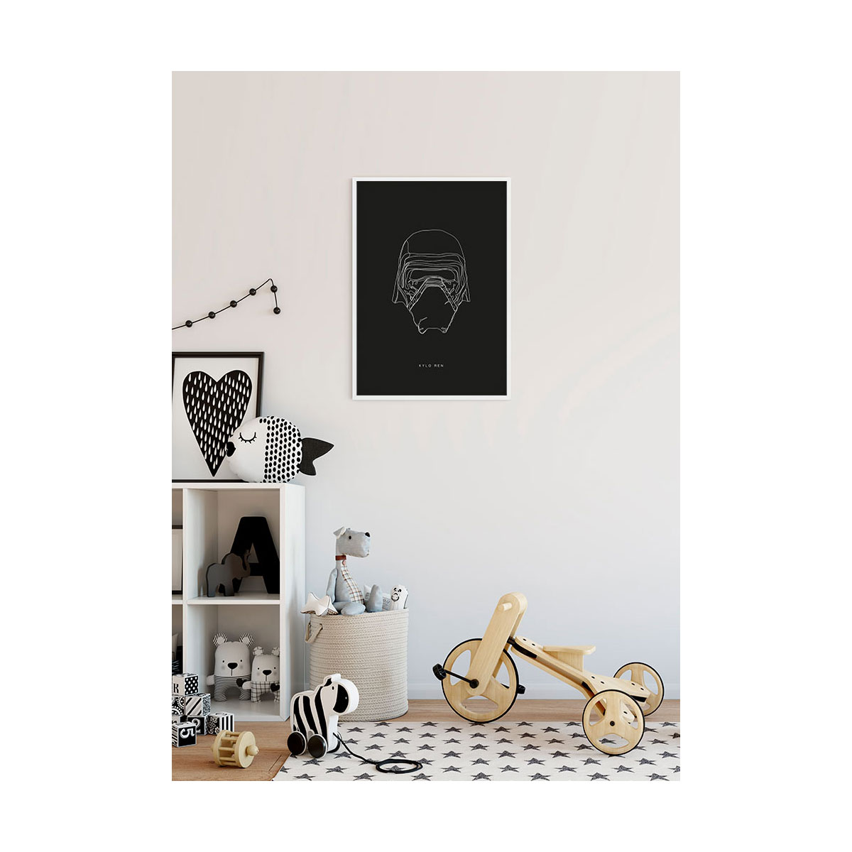 Komar  Wandbild Star Wars Lines Dark Side Kylo 50x70 cm Bild 3