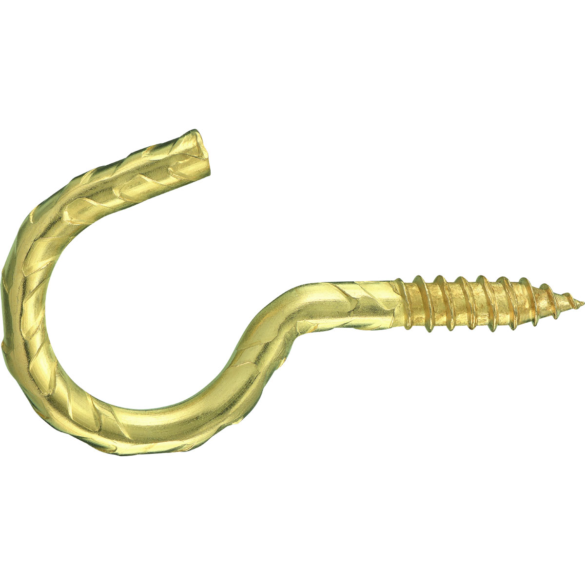 Connex Schraubhaken 5,2 x 60 mm vermessingt 4 Stück