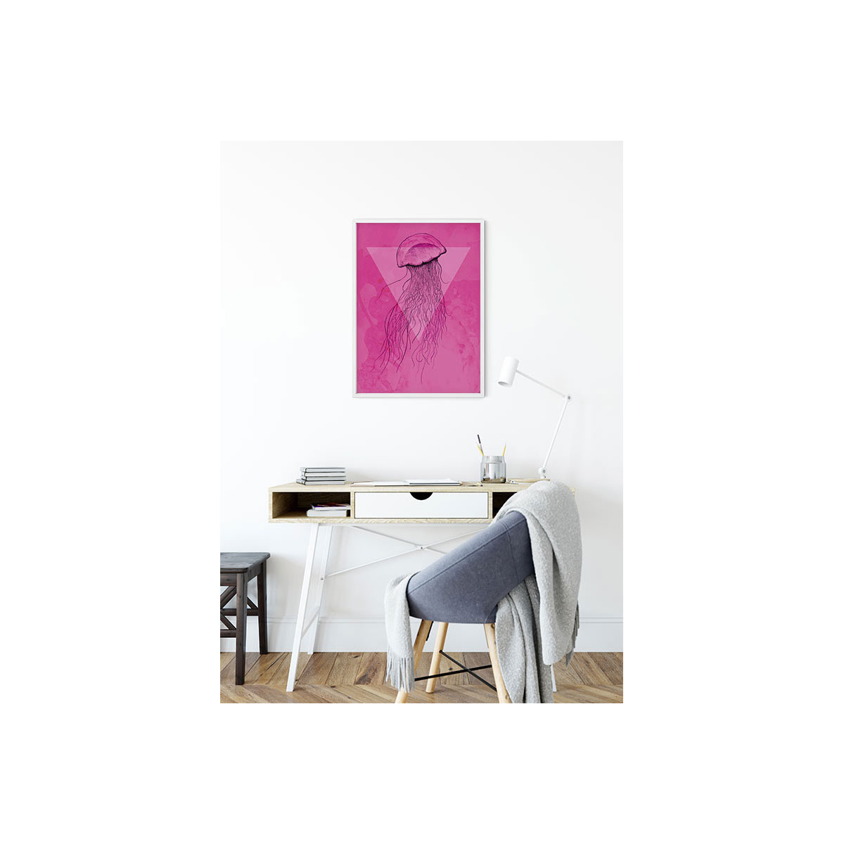 Komar  Wandbild Jellyfish Pink 50x70 cm Bild 5