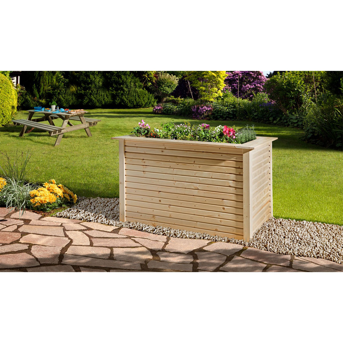 Weka Profi-Hochbeet „Line“, natur