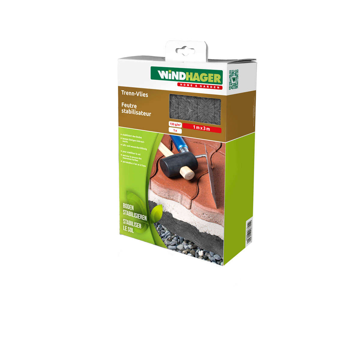 Windhager  Trenn-Vlies 3x1 m 130 g/m² Bild 5