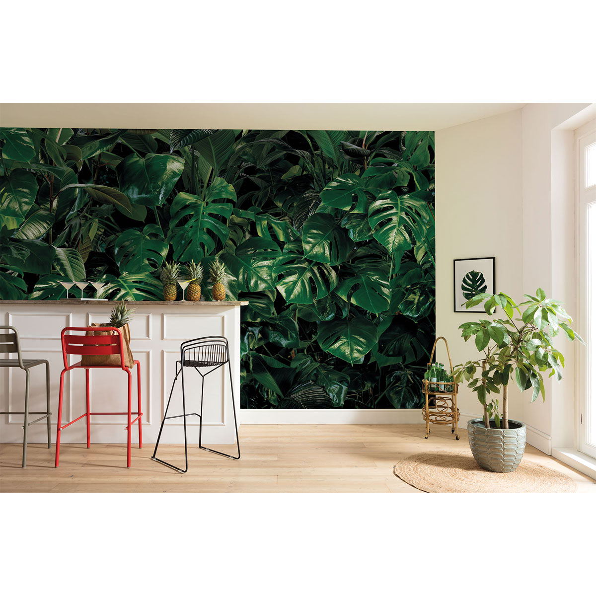Komar  Vlies Fototapete Tropical Wall 400x250 cm