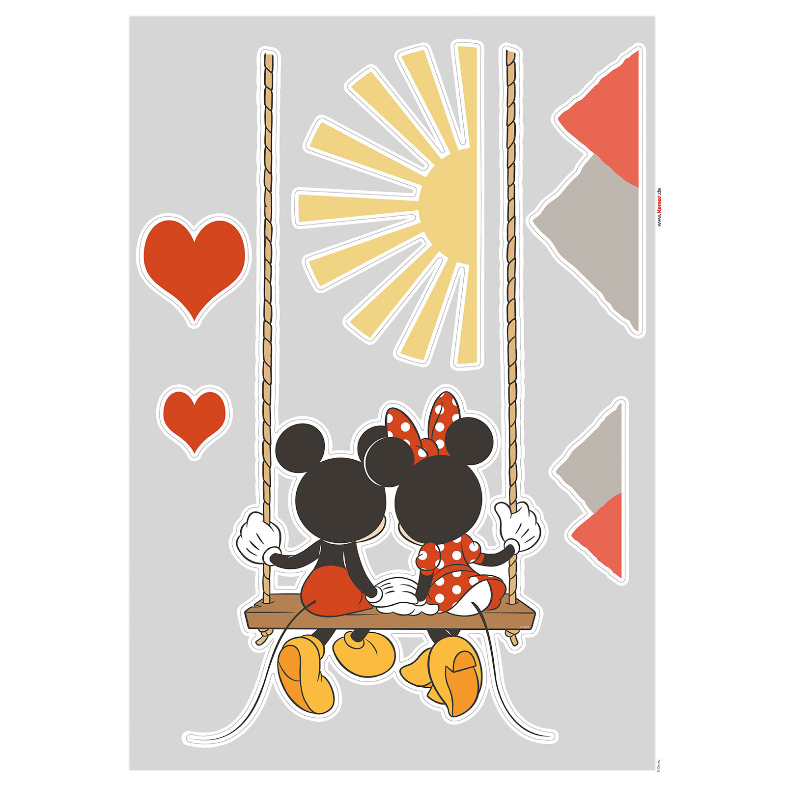 Komar  Wandtattoo Mickey Swing 50x70 cm Bild 2