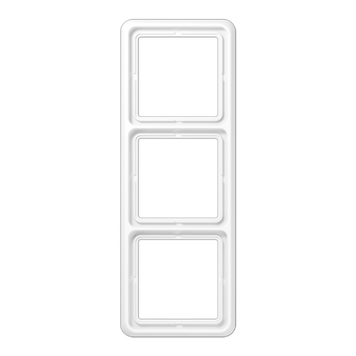 Jung Abdeckrahmen CD 500 alpinweiß 3-fach