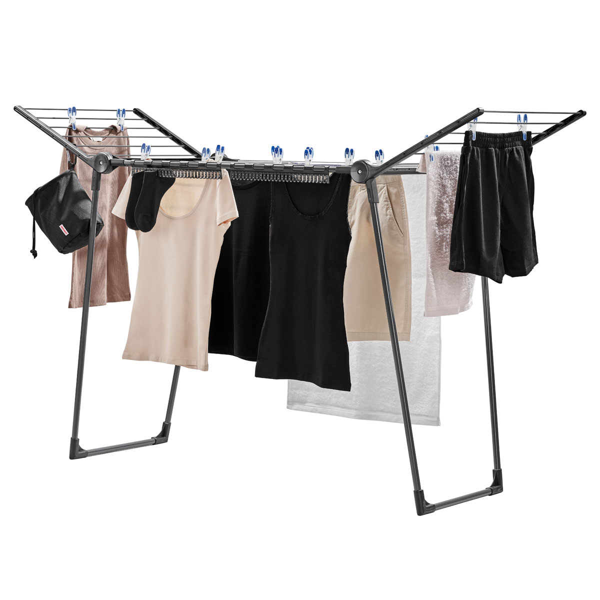 Leifheit Standtrockner Pegasus 150 Solid Black Bild 7