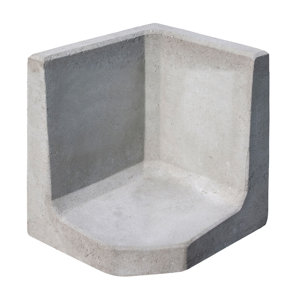 Diephaus  L-Stein-Ecke grau 50 x 50 x 50/7 cm Bild 1