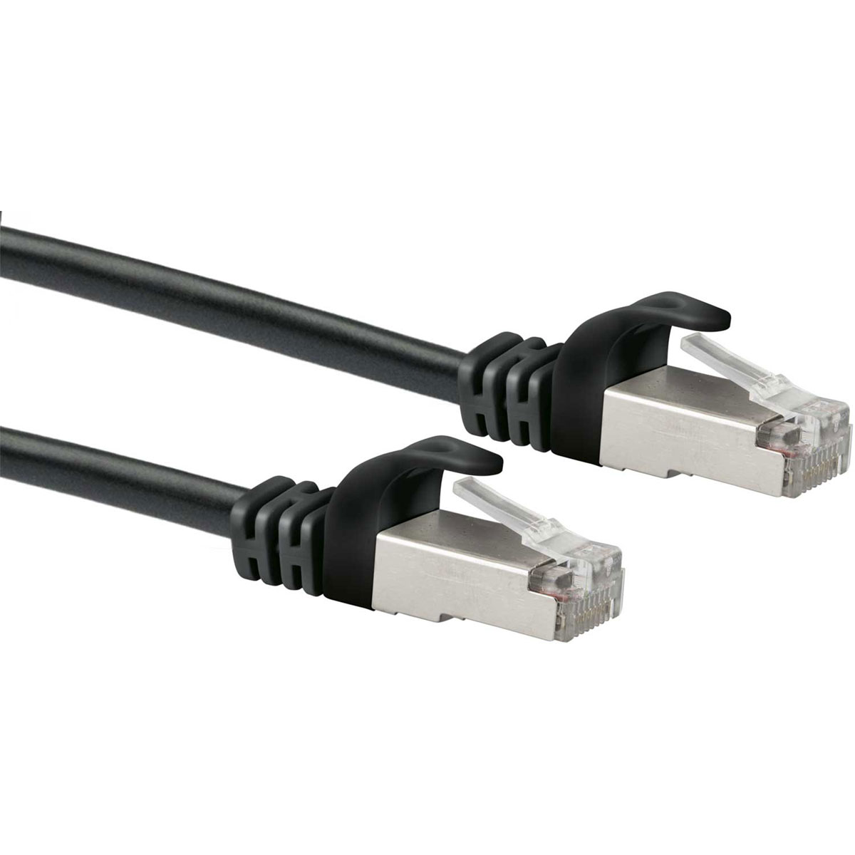 Schwaiger Netzwerkkabel CAT6 250Mhz 1Gbit/s 1m schwarz Bild 3