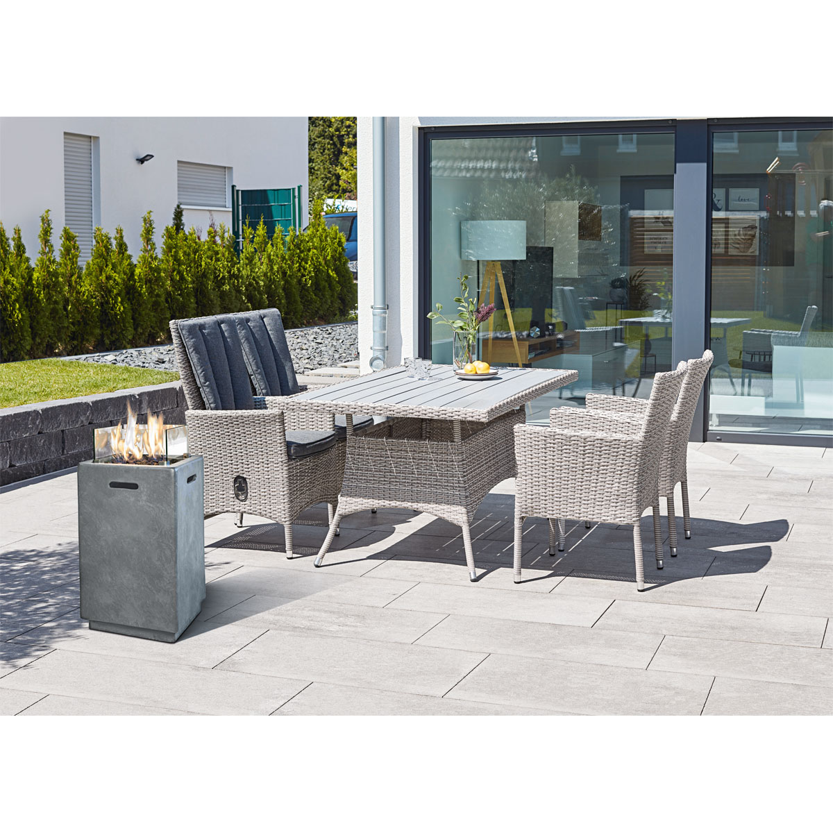 Haveson Bistrotisch Milano grau-meliert Bild 4