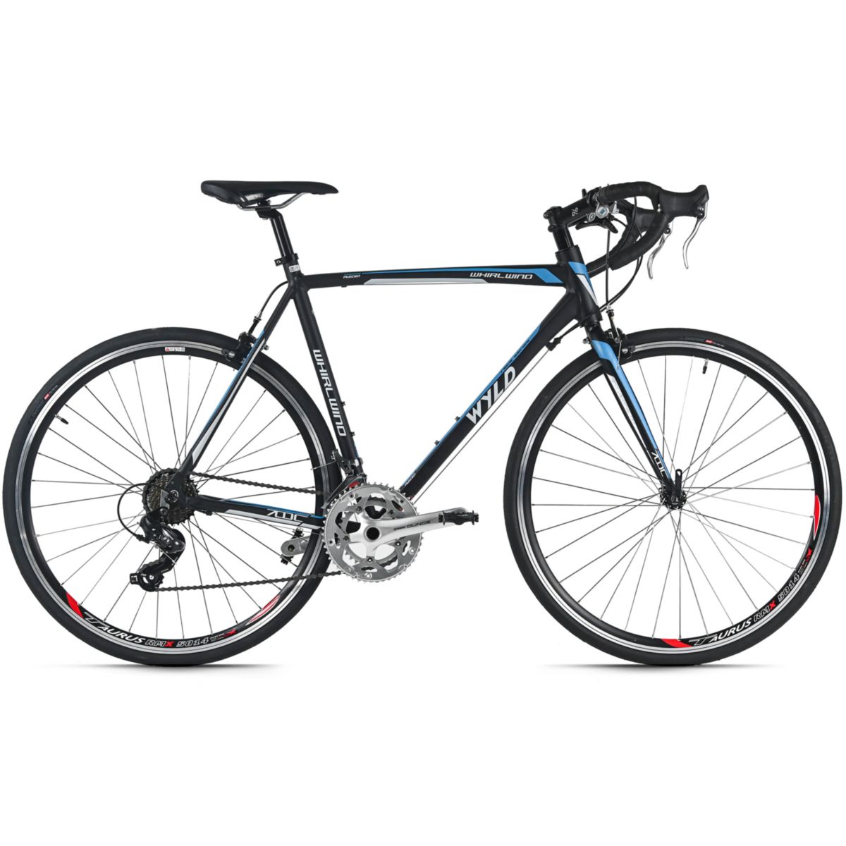 WYLD Rennrad 28'' Whirlwind 50 Schwarz-Blau 14 Gänge RH 60 cm