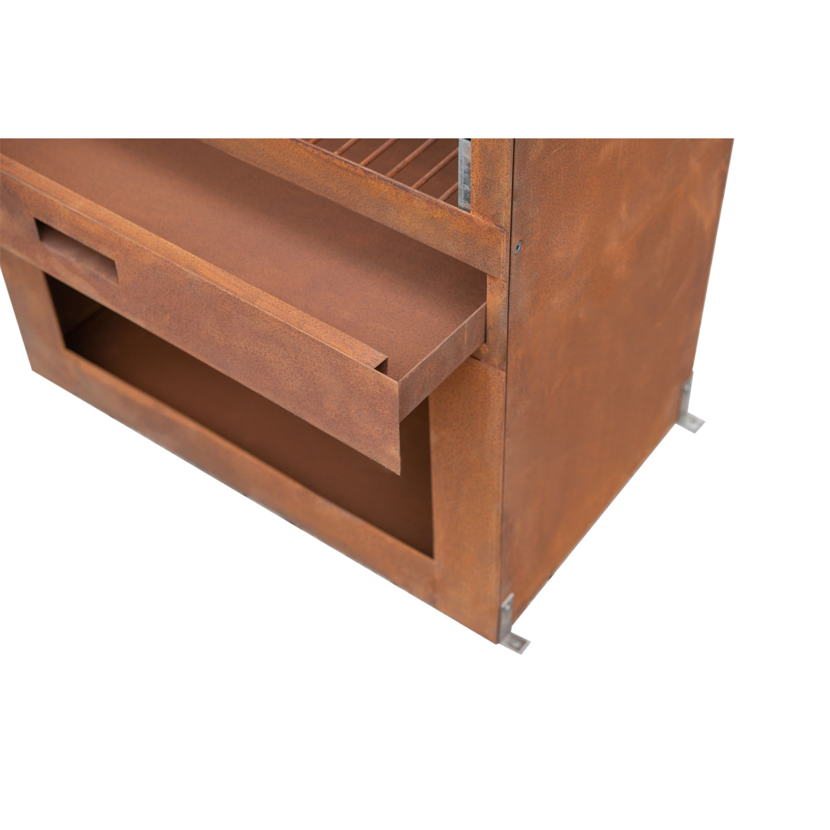 Westmann Terrassenofen Gartenkamin inkl. Grillrost 41x70x229cm Rost Bild 6