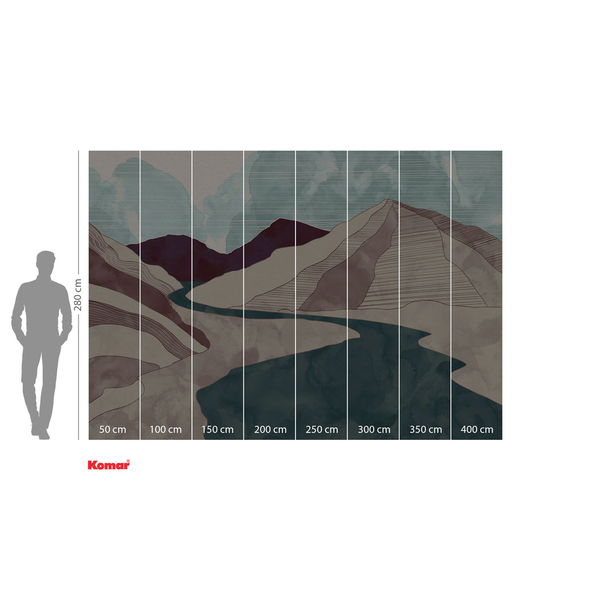 Komar  Vlies Fototapete Terra 400x280 cm Bild 3