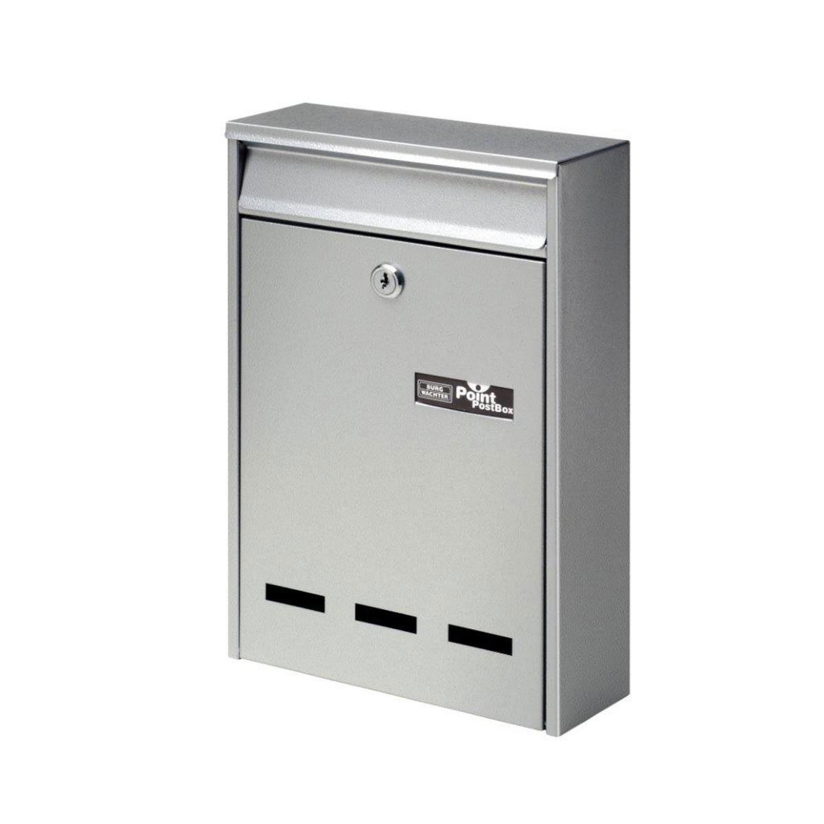 Burg Wächter Briefkasten POCKET silber