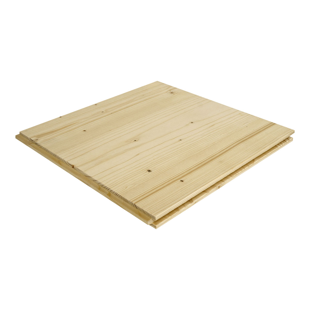 3-Schicht Ausbauplatte mit Nut- und Federprofil 125 x 62,5 cm