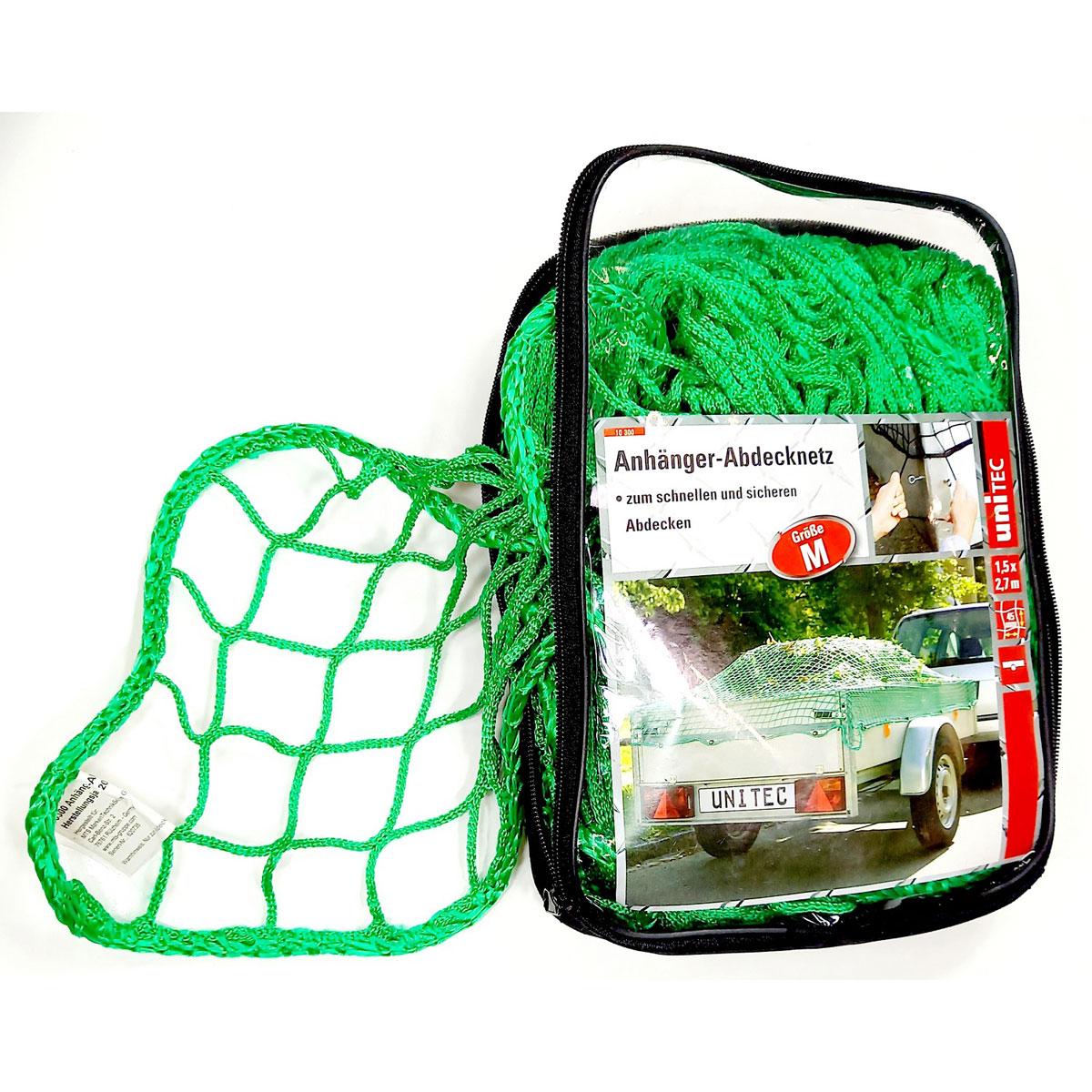 Unitec Abdecknetz für Anhänger 1,5 x 2,7 m