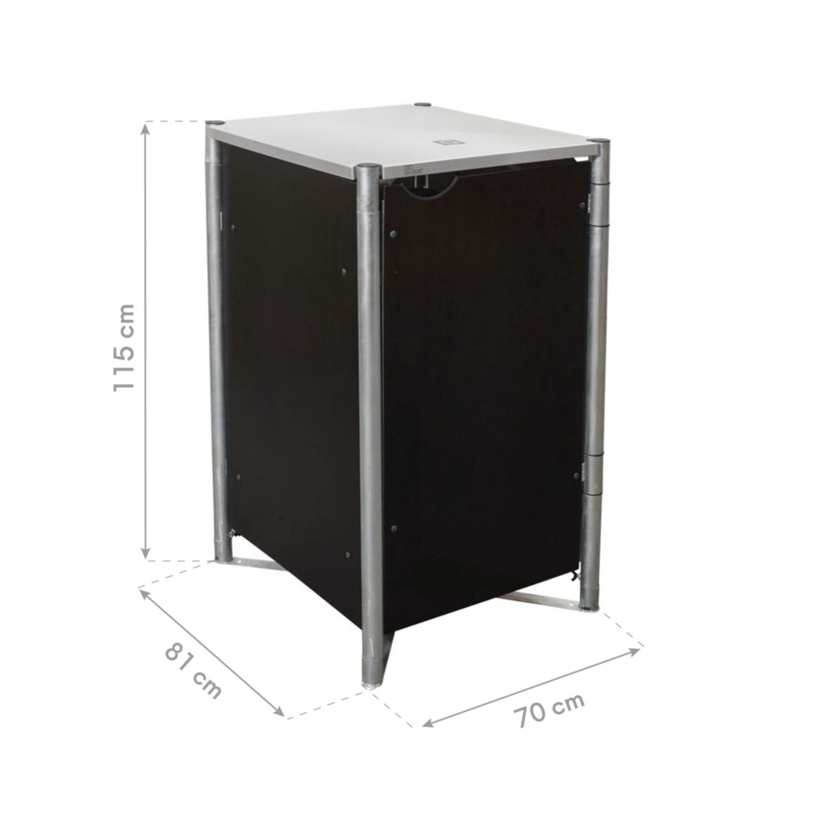 Mülltonnenbox Hide 1x 240 L 81x70x115 cm Bild 7