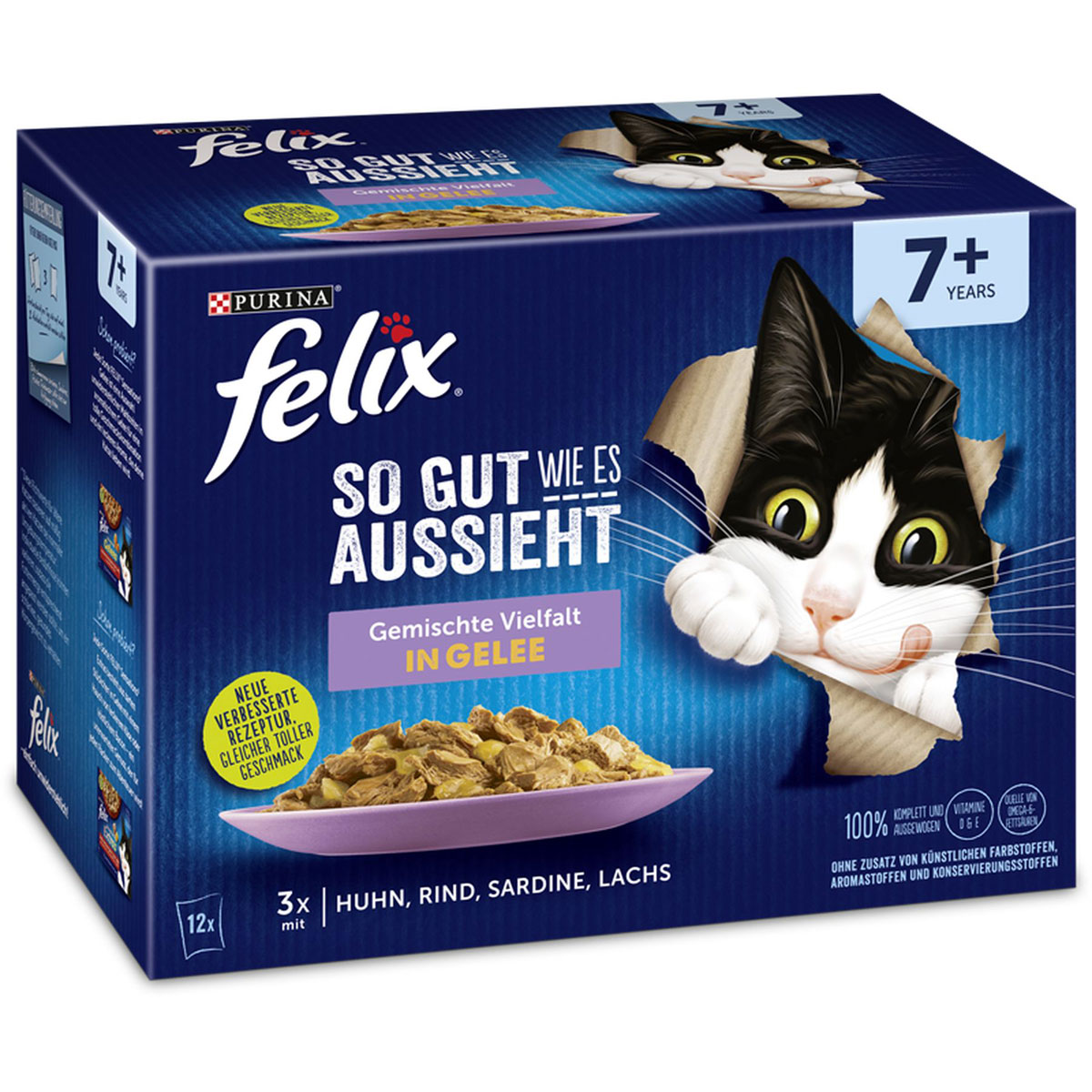 Felix „So gut wie es aussieht“ Senior, 12x85g, Portionsbeutel