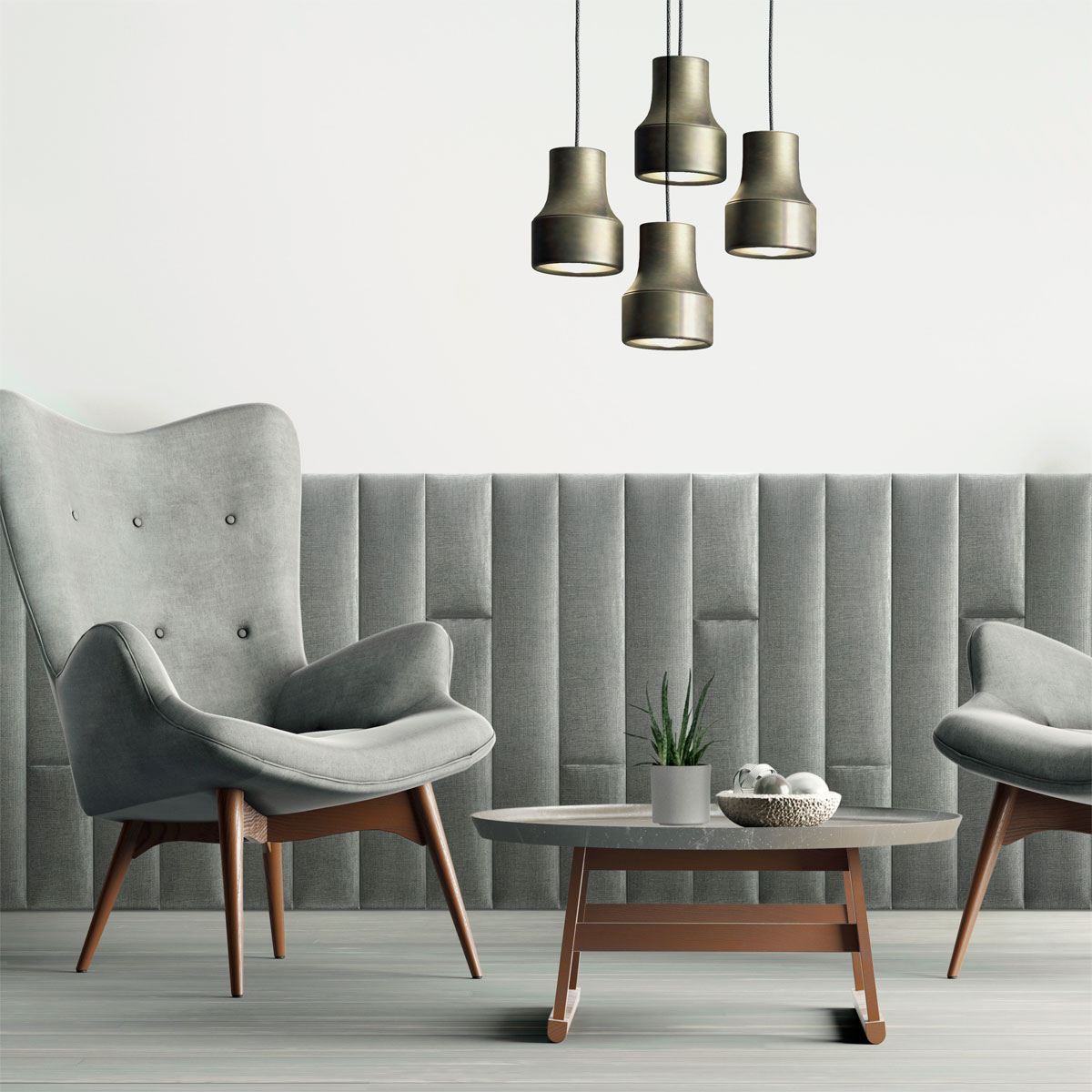 Mollis Polsterpaneel 60x15 cm anthrazit Bild 7