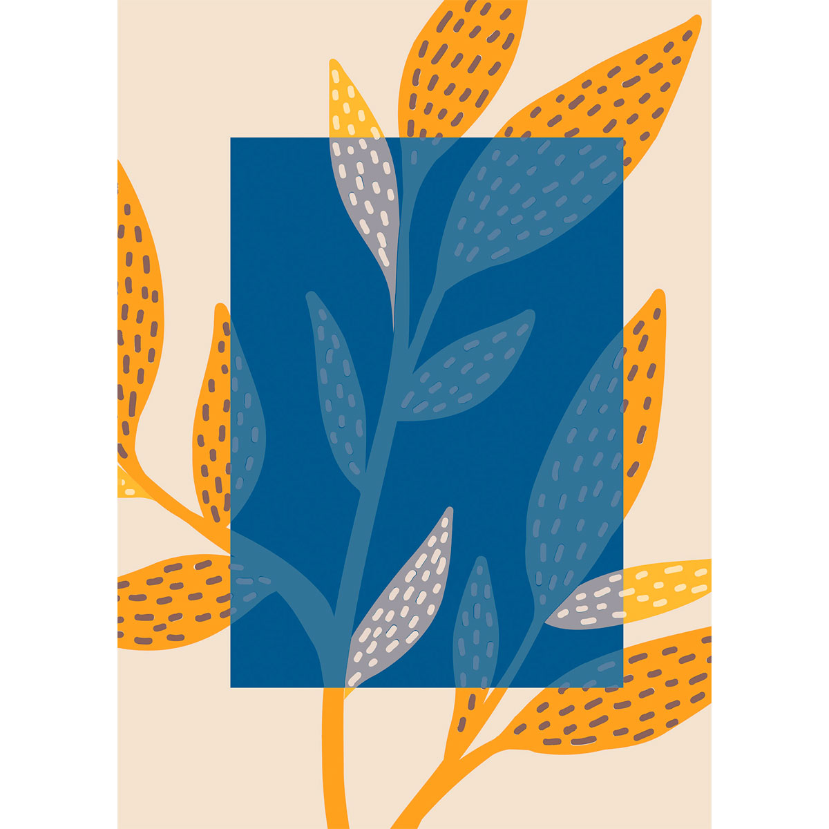 Komar  Wandbild Illustration Colorful Foliage 30x40 cm Bild 2