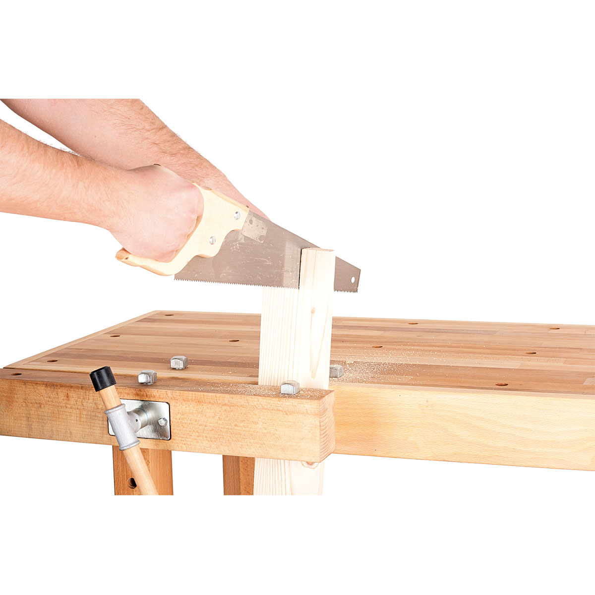 Burgmann Hobelbank 140 x 50 x 83 cm natur Bild 4