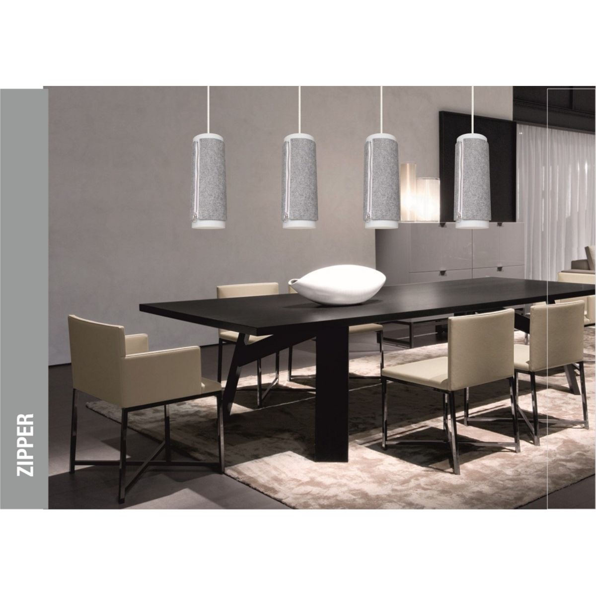 Hängelampe Zip Star 110 Large grau Bild 3