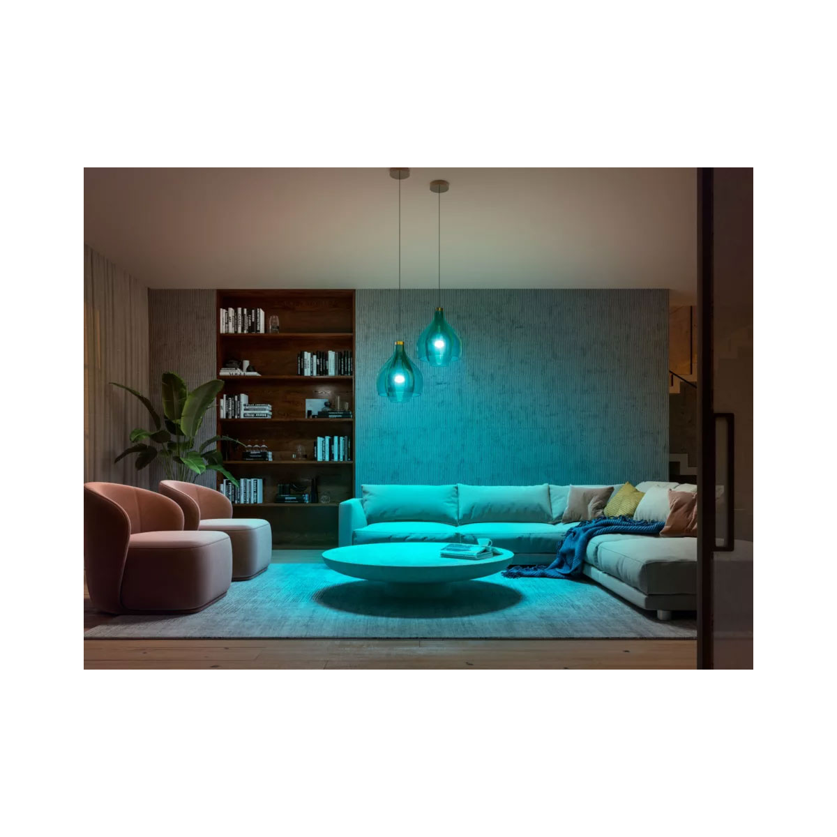 Philips Hue Starter-Set White und Color Ambiance 2 x LED-Lampe E27 Bridge Dimmschalter Smart Plug Bild 5