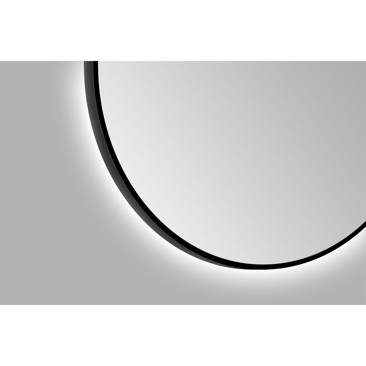 DSK  Design LED Lichtspiegel Silver Globo Black Dm 120 cm Bild 7