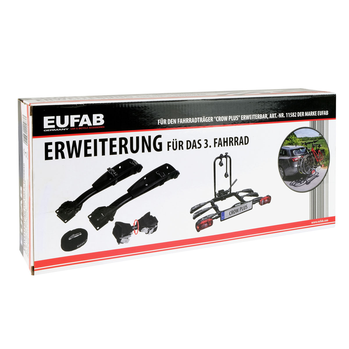 EUFAB Erweiterung für Fahrradträger Crow Plus Bild 4