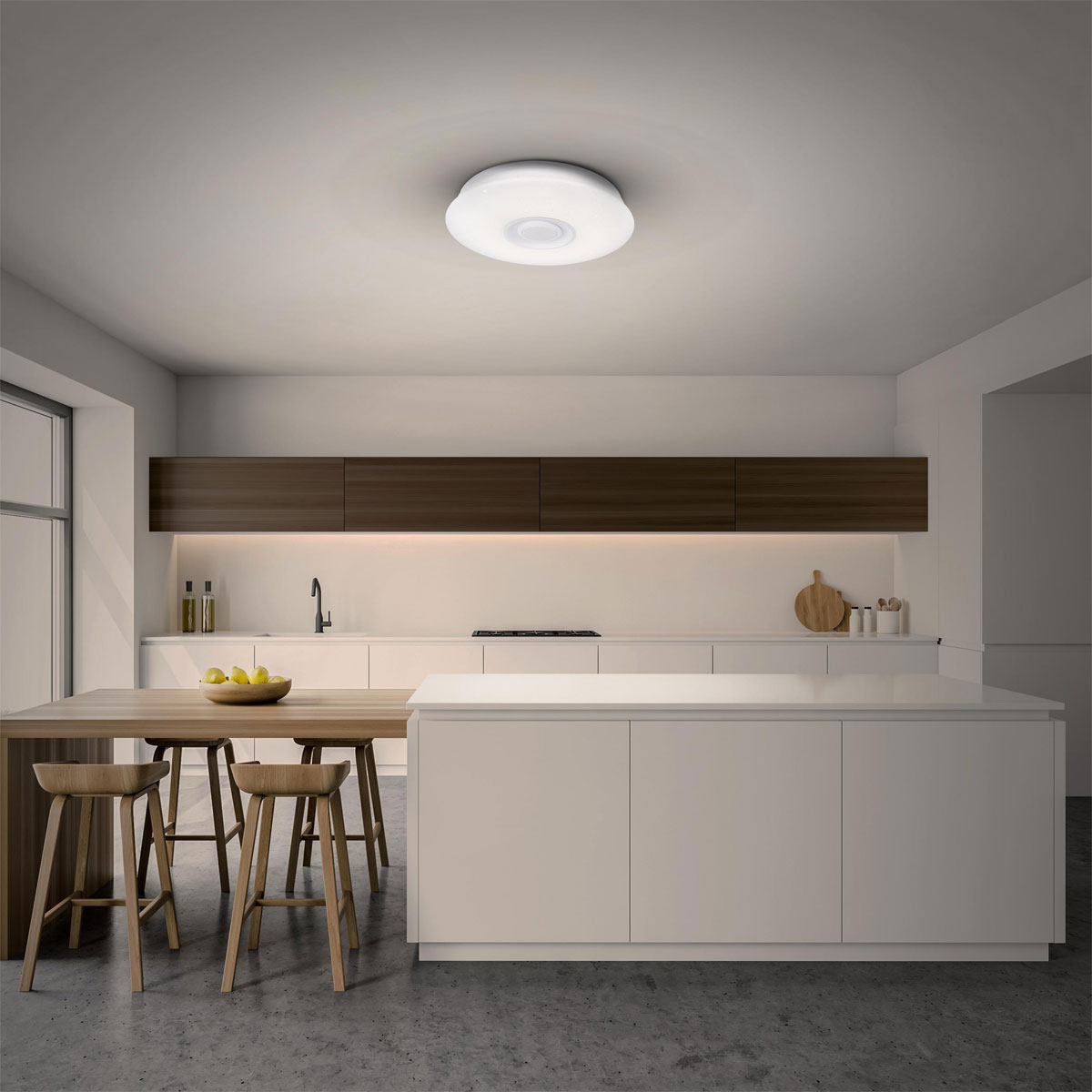 näve LED-Deckenleuchte Ottawa mit Bluetooth weiß Bild 9