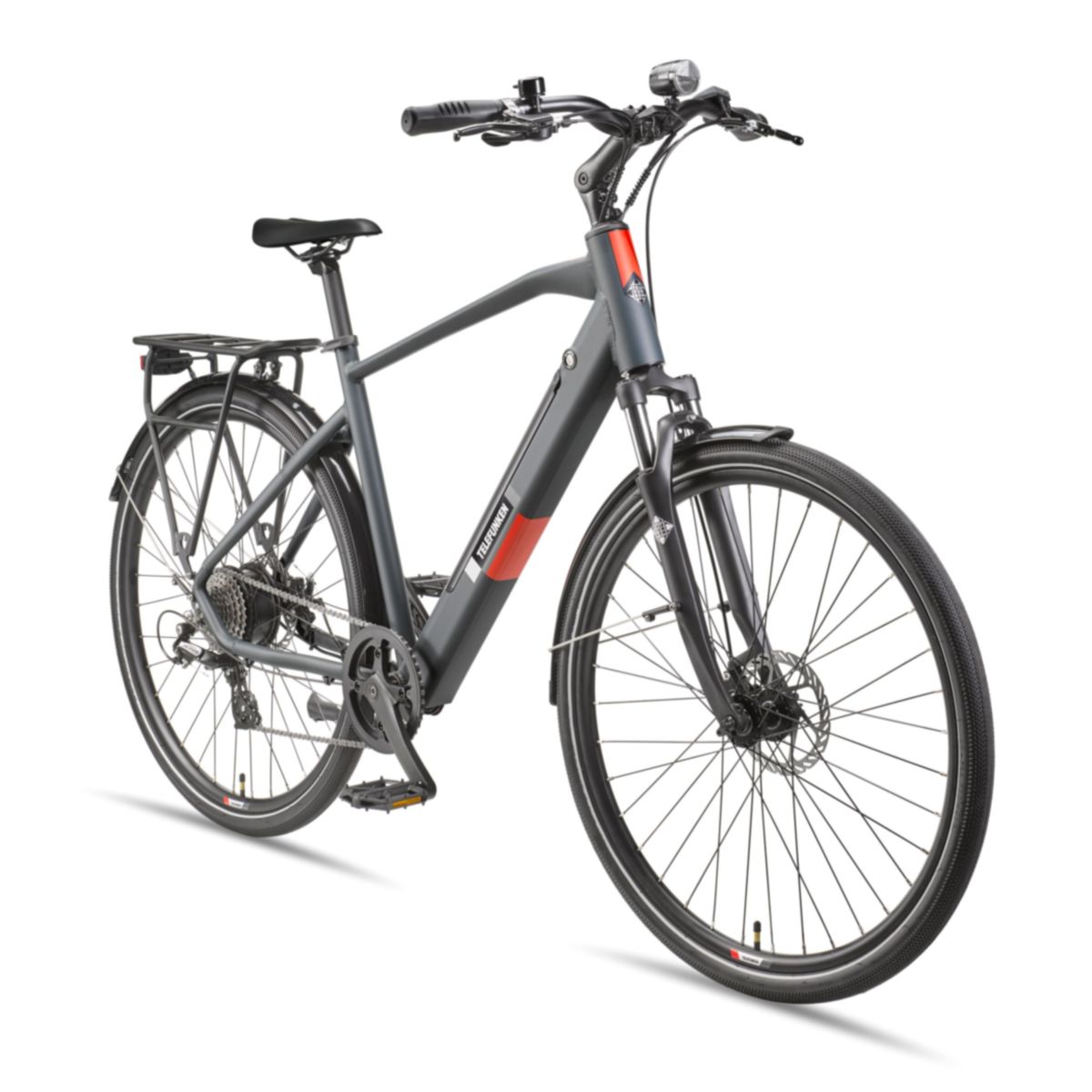 Telefunken E-Bike XT490 28" Granitgrau