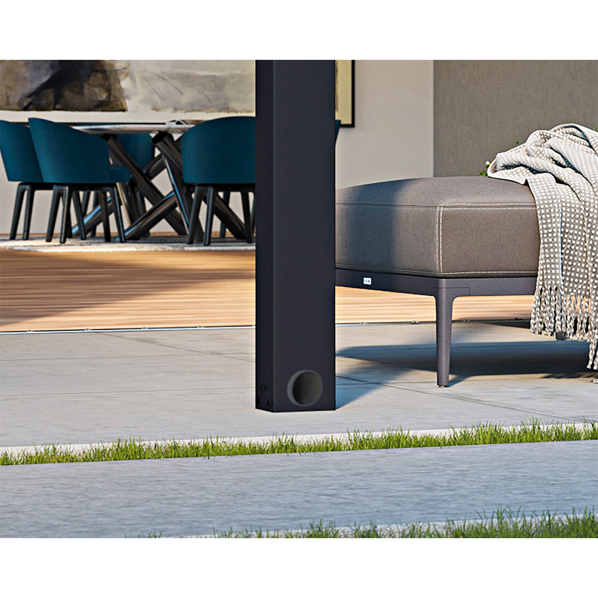 Palram Terrassenüberdachung Stockholm 3,4 x 5,2 m Bild 4