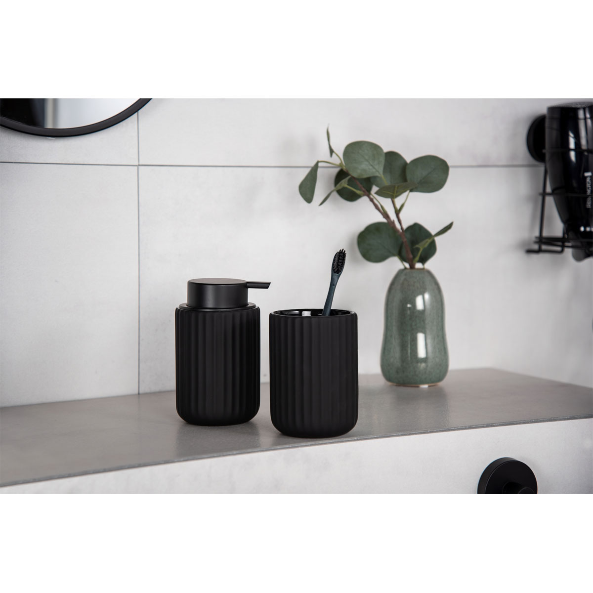 Wenko Seifenspender Belluno schwarz Bild 6