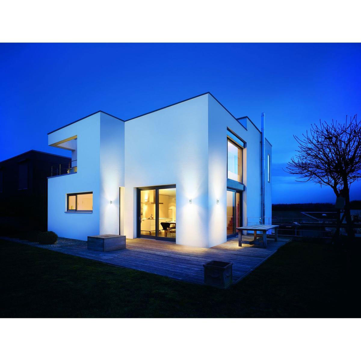 Steinel LED-Sensor-Außenleuchte L 910 S Up-/Downlight silber Bild 4