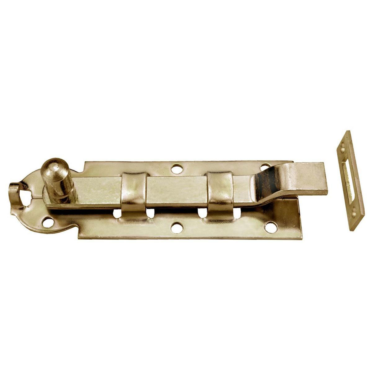 Connex Fensterriegel gekröpft 25 x 80 mm verzinkt braun