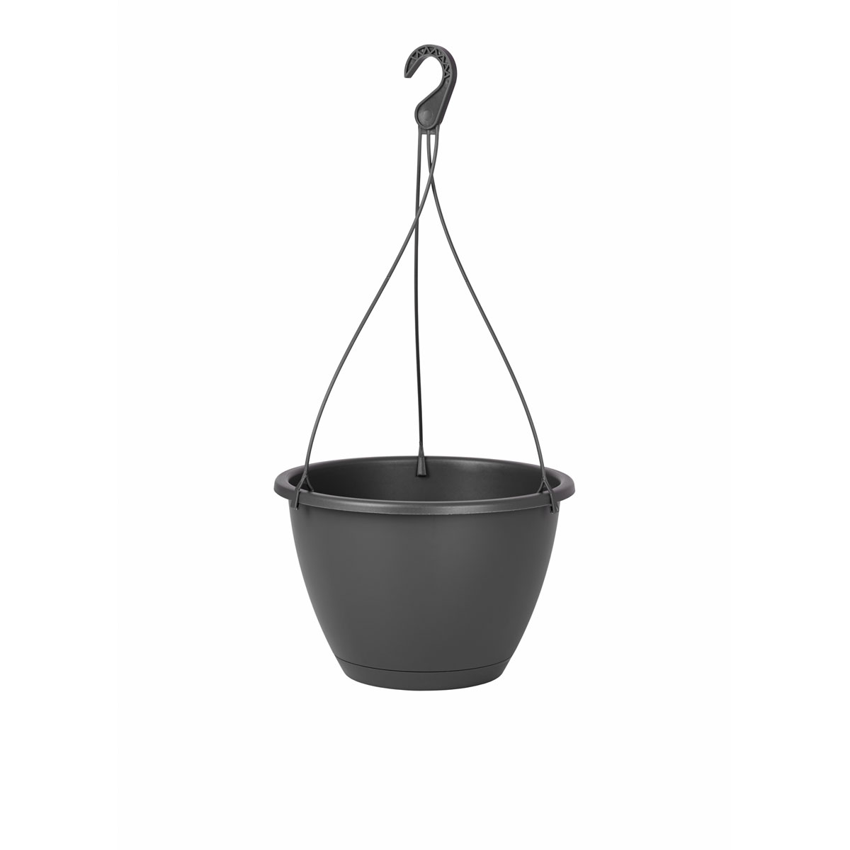 Hängeampel Algarve Durchmesser 30 cm anthrazit