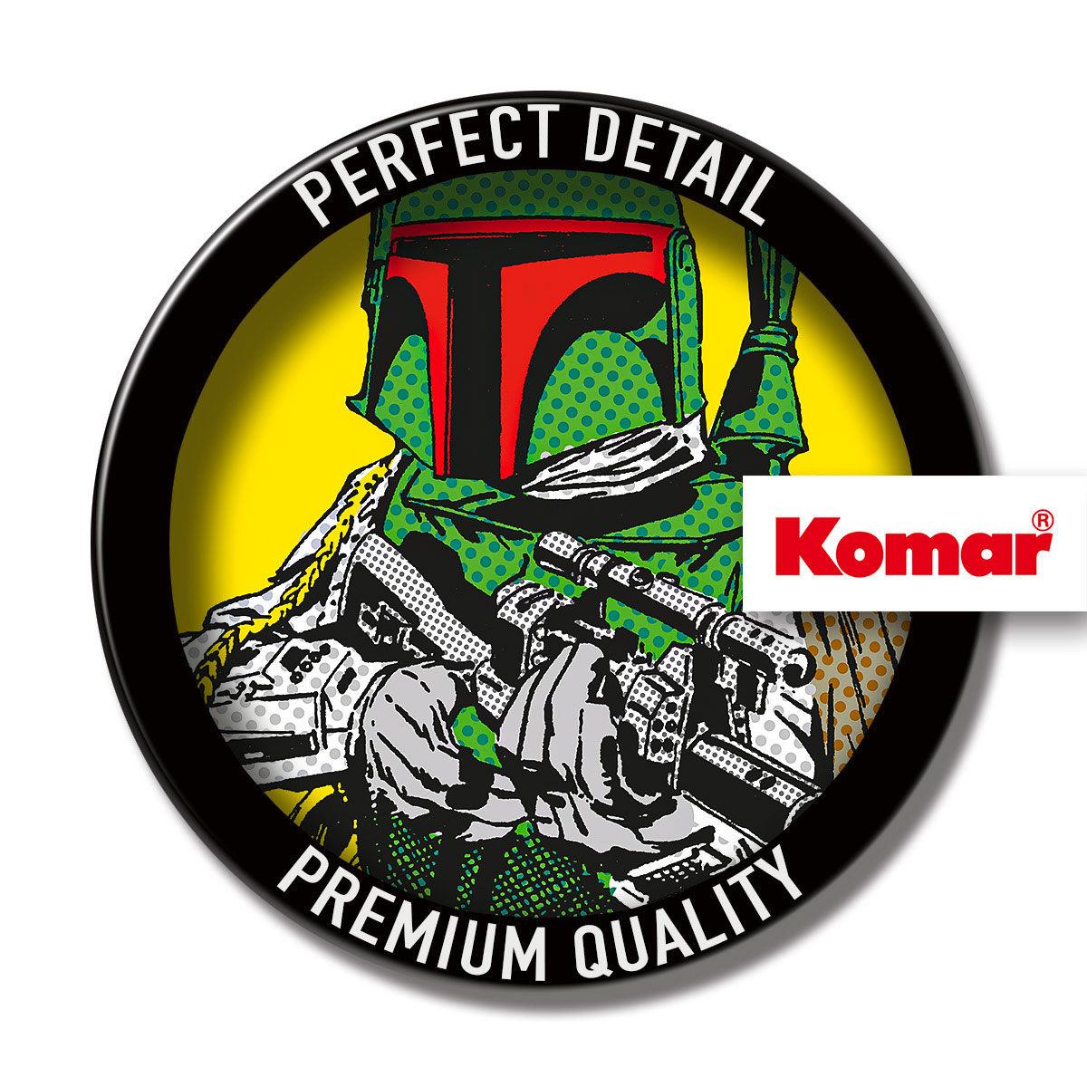 Komar  Wandbild Star Wars Classic Comic Quote Boba_Fett 50x70 cm Bild 3