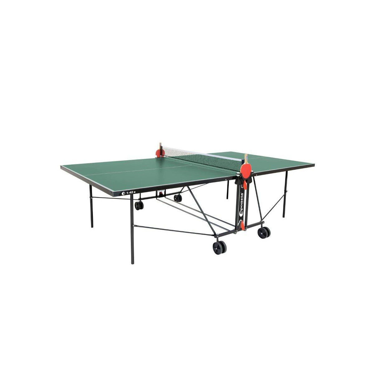 Sponeta Tischtennisplatte S 1-42 e Grün Outdoor Tischtennis Tisch wetterfest Bild 1