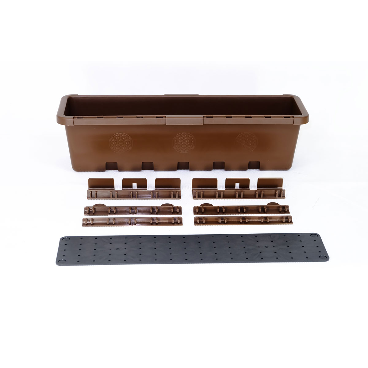 GreenLife Blumen- und Kräuterbox terrabraun, 10 Stück Bild 2