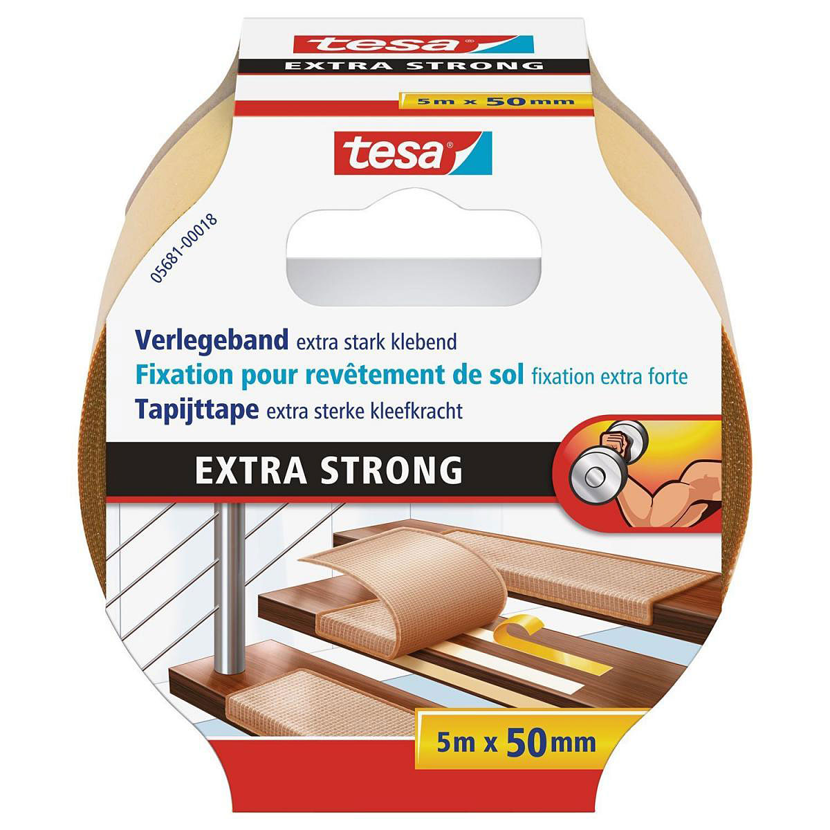 Tesa Verlegeband extra stark klebend 5 m Bild 1