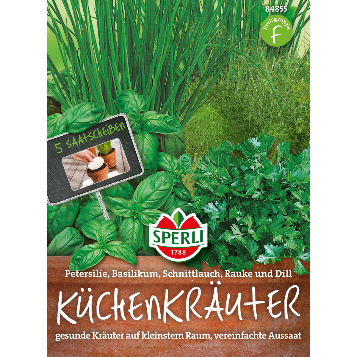 Sperli Küchenkräuter-Kombination 5 Saatscheiben Bild 1