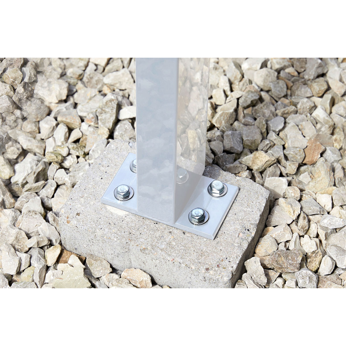 gutta Terrassenüberdachung Standard weiß 3,06 x 3,06 m Bild 7