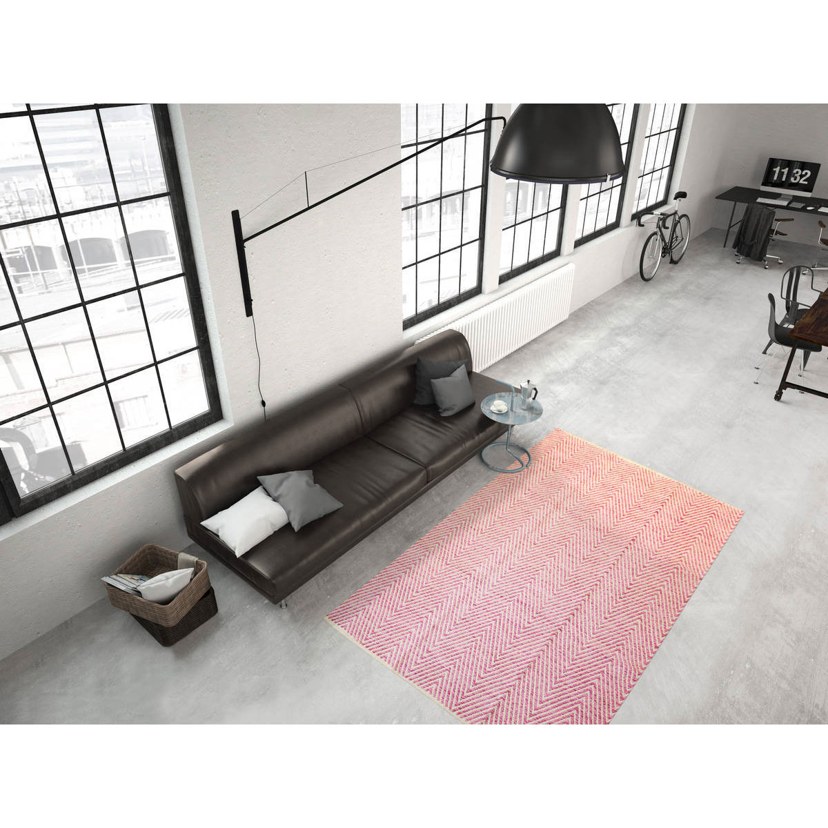Baumwollteppich Aperitif 510 pink Bild 2