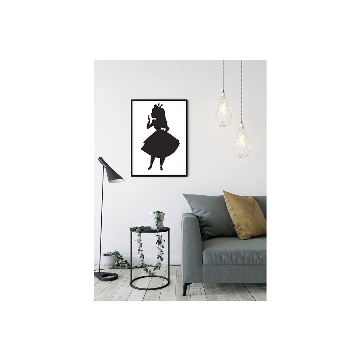 Komar  Wandbild Alice Silhouette 30x40 cm Bild 3