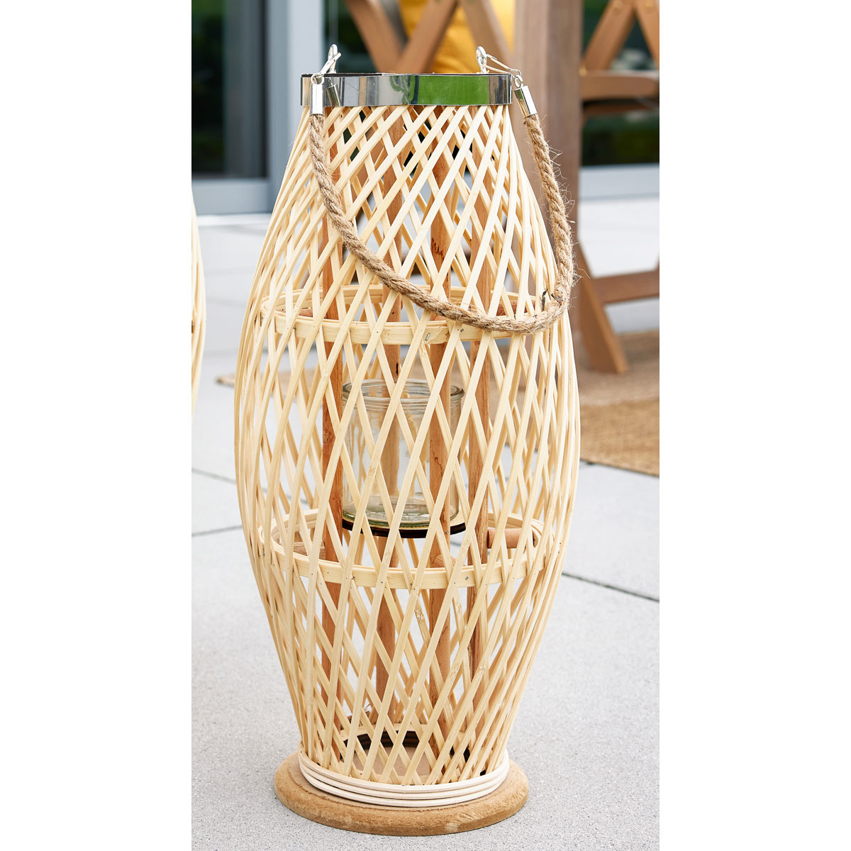 Laterne Boho 20 x 20 x 46 cm Bild 1